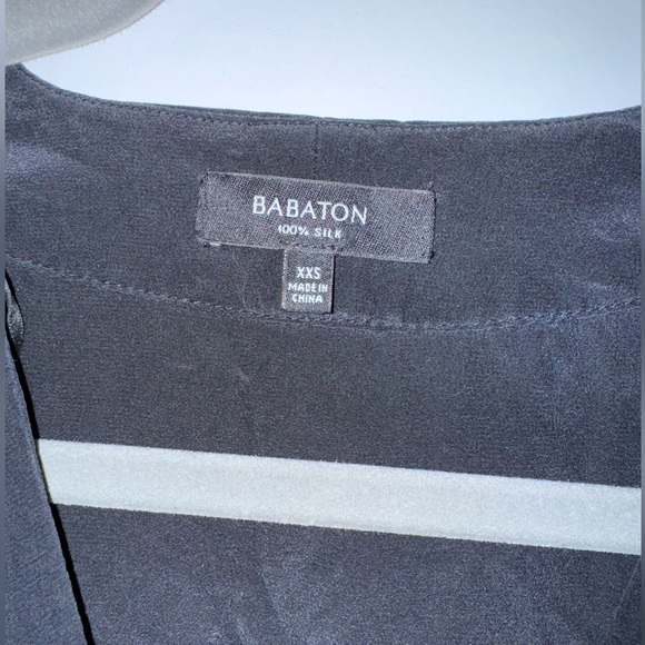 Aritzia Babaton 100% Silk Romper Black Size XXS NWOT - Picture 5 of 7